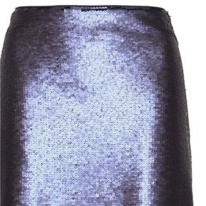 Banana Republic, mini sequin skirt navy